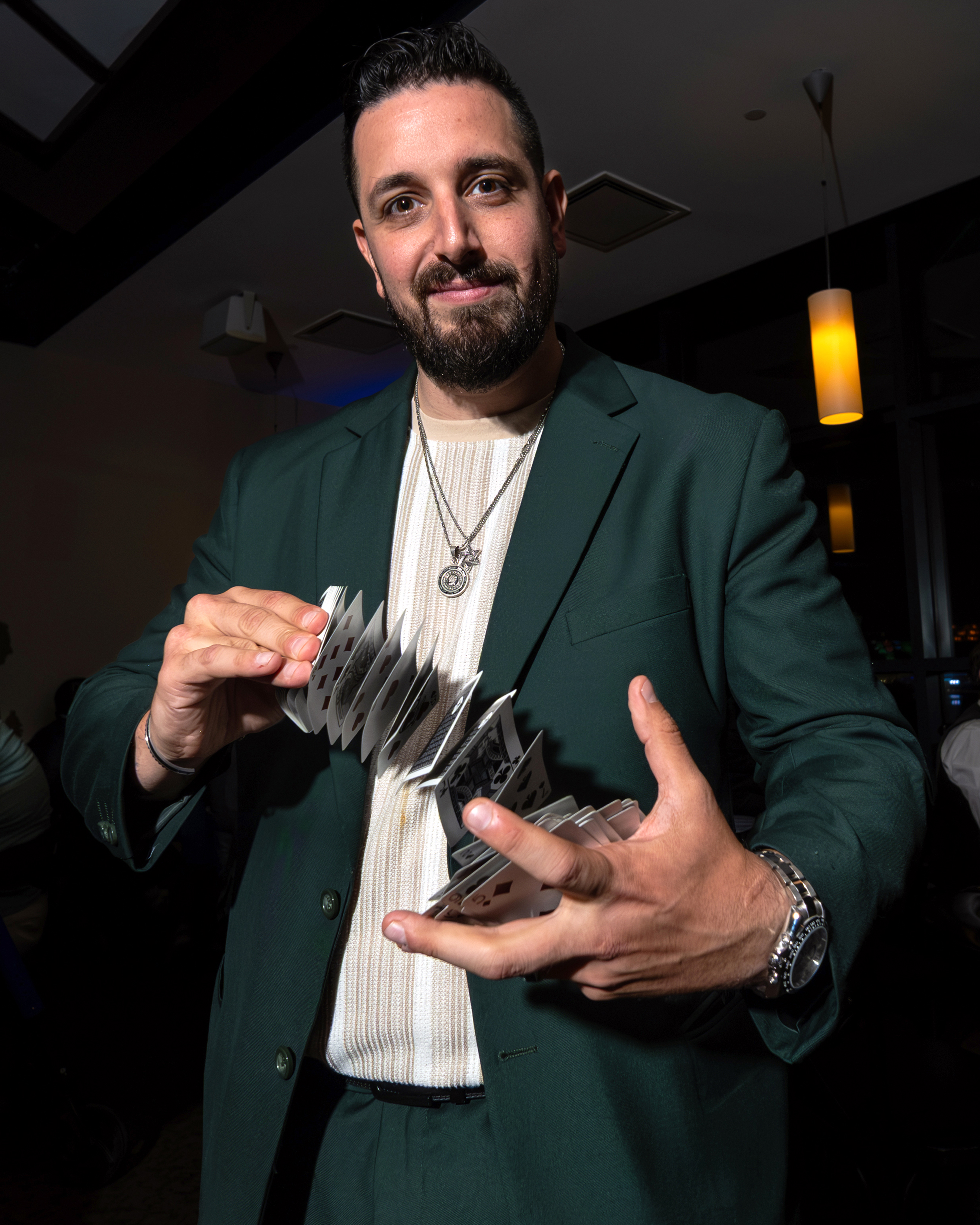 Jeff McNeil — card magic at a spring event