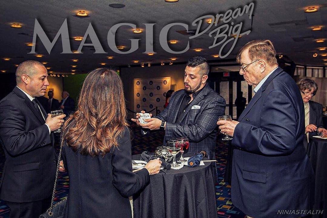 Close-up magic at gala